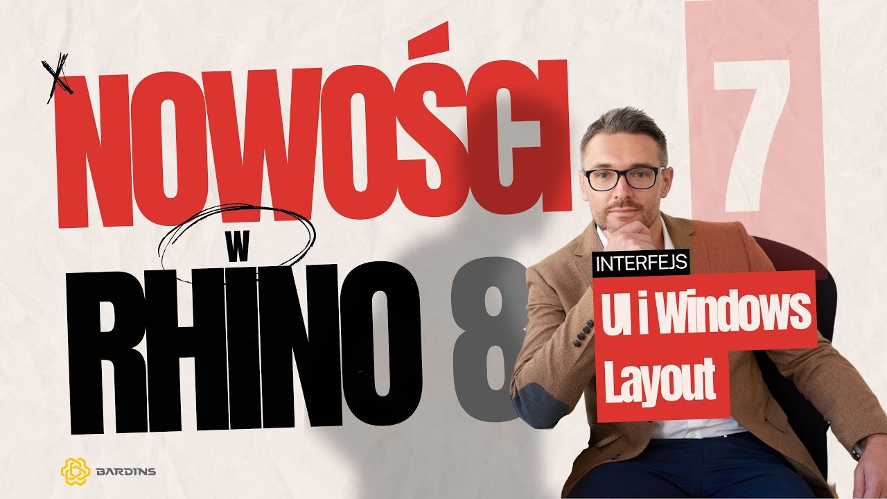 Nowości w Rhino 8 I Interfejs UI i Windows Layout