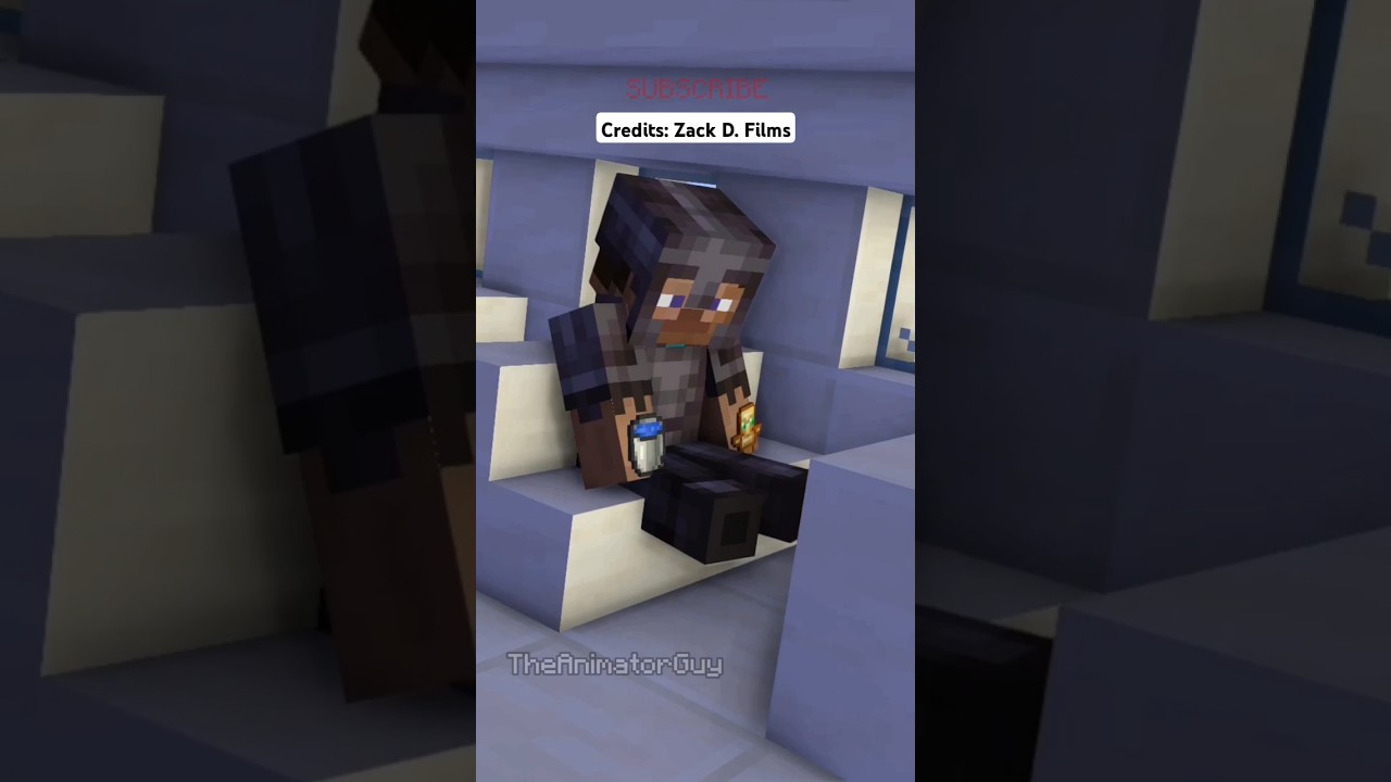 Как выжить в авиакатастрофе 😰 | анимационный мем #minecraft #minecraftanimation #zackdfilms #memes