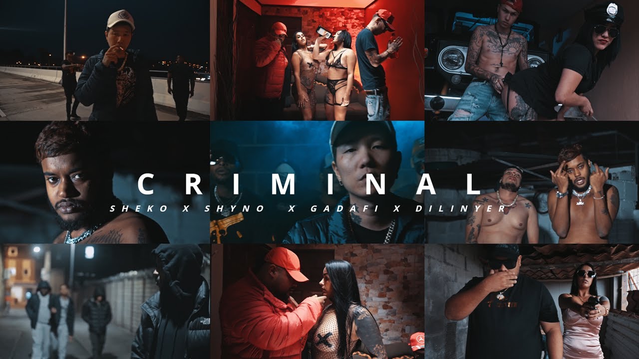 Sheko x Shyno x Gadafi x Dilinyer - Criminal [Official Video]