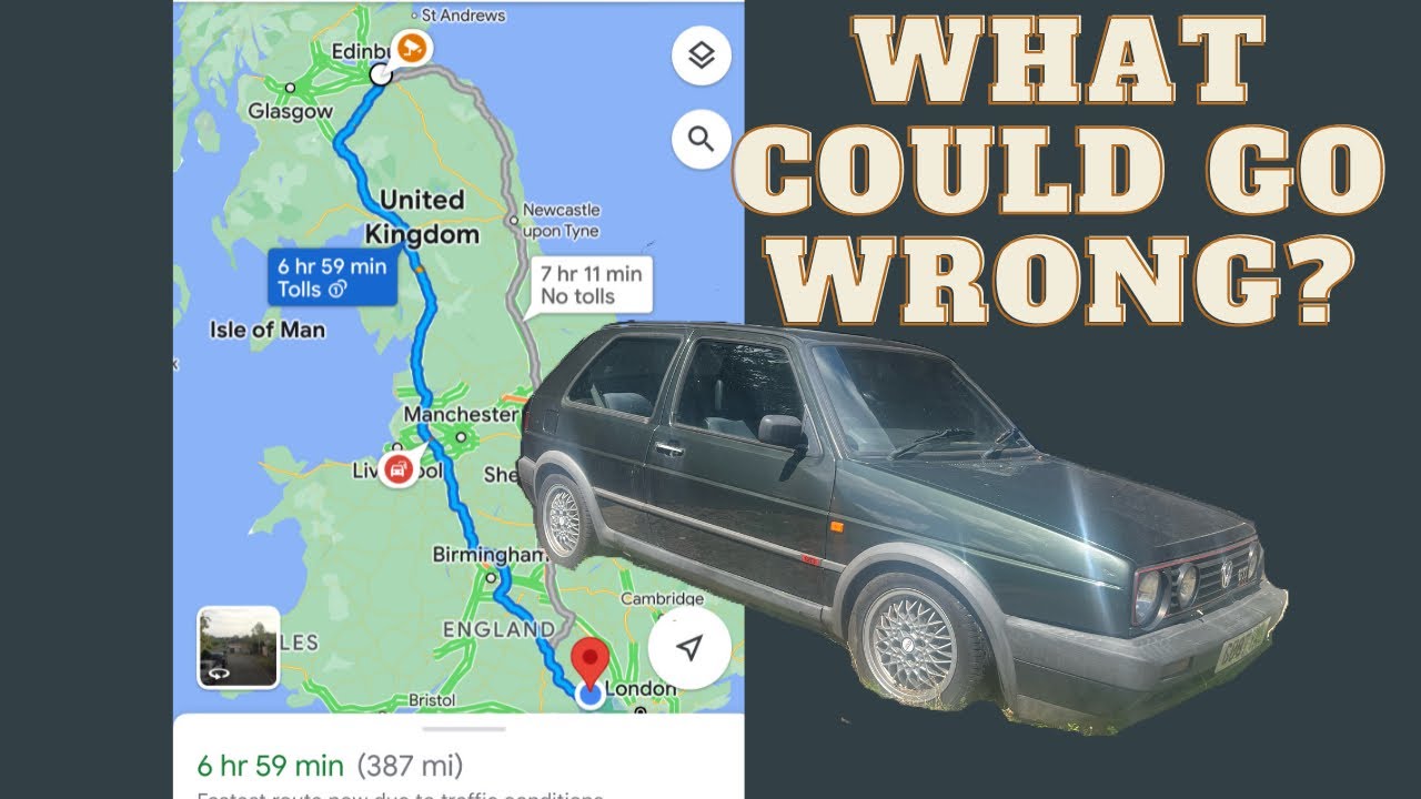 I bought a Oak Green MK2 Golf Gti 16V from Scotland and drove it 400 miles home. Restoration part 1