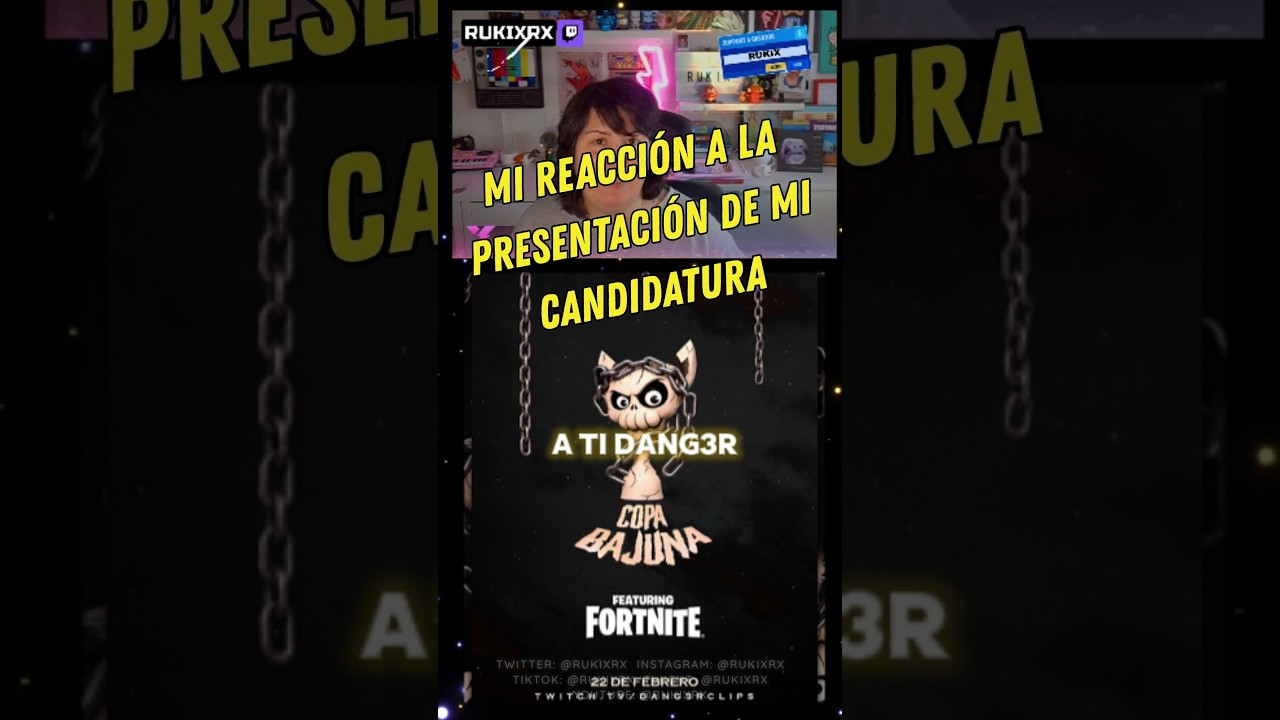 Mi reacción al postularme a la Copa Bajuna 3… ahora cruzamos dedos 🤞¿Confían?GRACIAS @dang3rclips