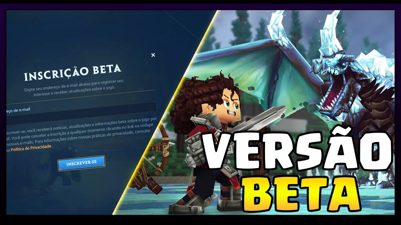 COMO FAZER A INSCRI&Ccedil;&Atilde;O PARA JOGAR A VERS&Atilde;O BETA DO HYTALE