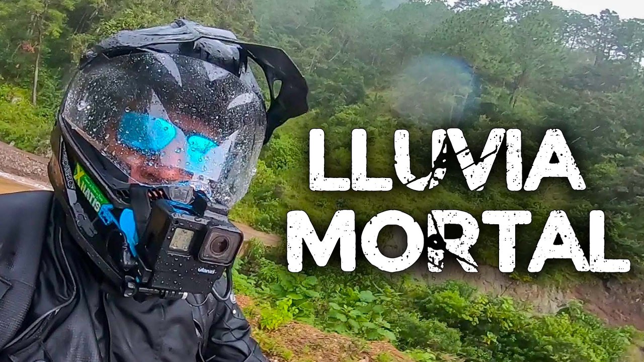 ¡ME ATRAPÓ LA LLUVIA! Cruce de 3 RÍOS en MOTO | Sierra Mixe Oaxaca(CAP 170)