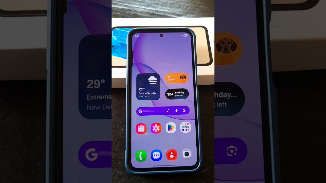 Samsung galaxy Phones one ui 7.0 Battery icon
