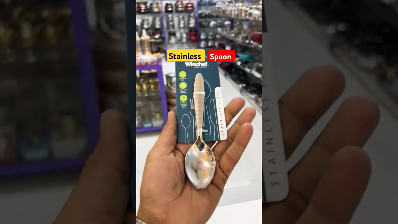 stainless steel Spoon 🥣