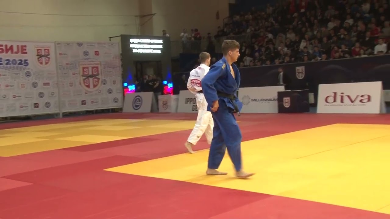 Mateja Stošić CZB Matija Jeremić BEO 0:1 -66kg #PrvenstvoSrbijeSeniori2025 FINAL