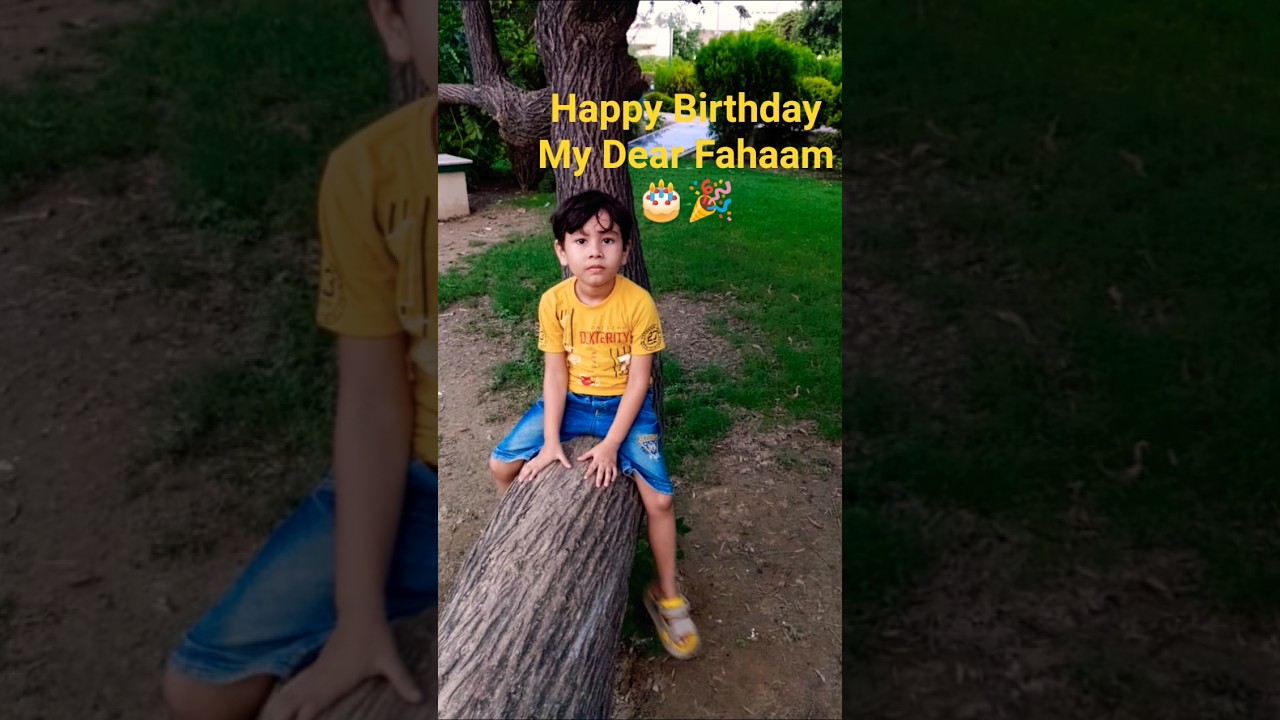 Happy Birthday Fahaam #happybirthdayfahaam #fahad #fahaam #2025 #shortsfeed @SweetFahadFahaam