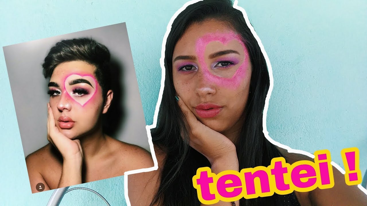 TENTEI IMITAR A MAKE DO GRINGO /andreynaagripino