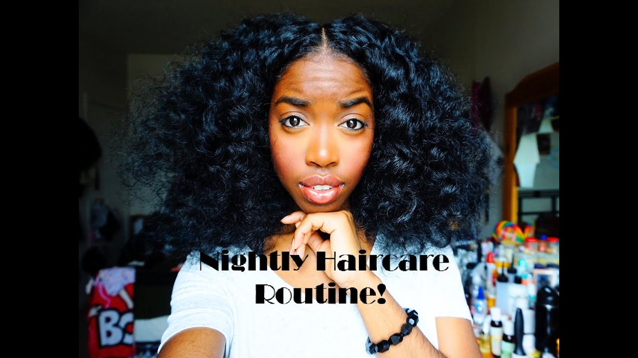 Natural Hair - Nightly Haircare Routine!