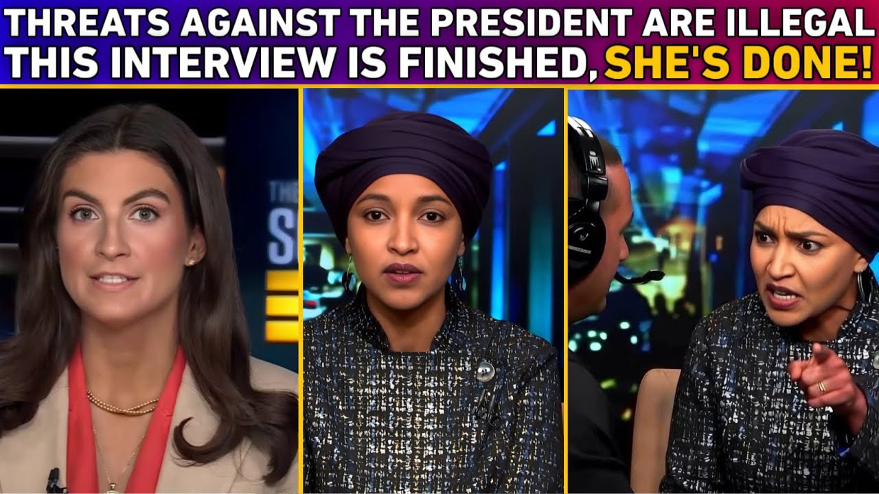 Ilhan Omar KICKED OFF CNN Interview After DISTURBING Threat Towards Trump