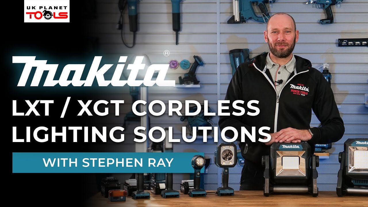 Обзор серии аккумуляторных светильников Makita 18 В / 40 В