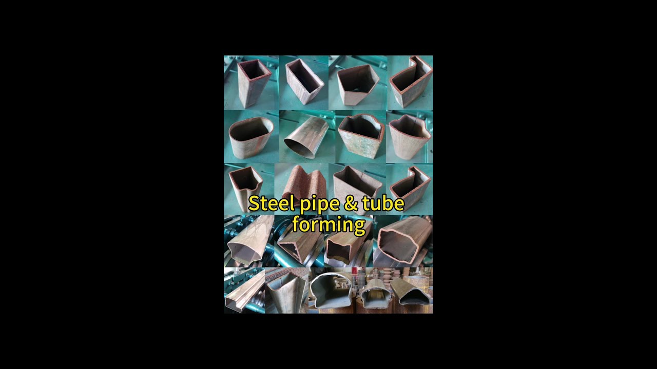 Tube mill line, transform round shaped steel tubes into square, rectangular or special shaped tubes
