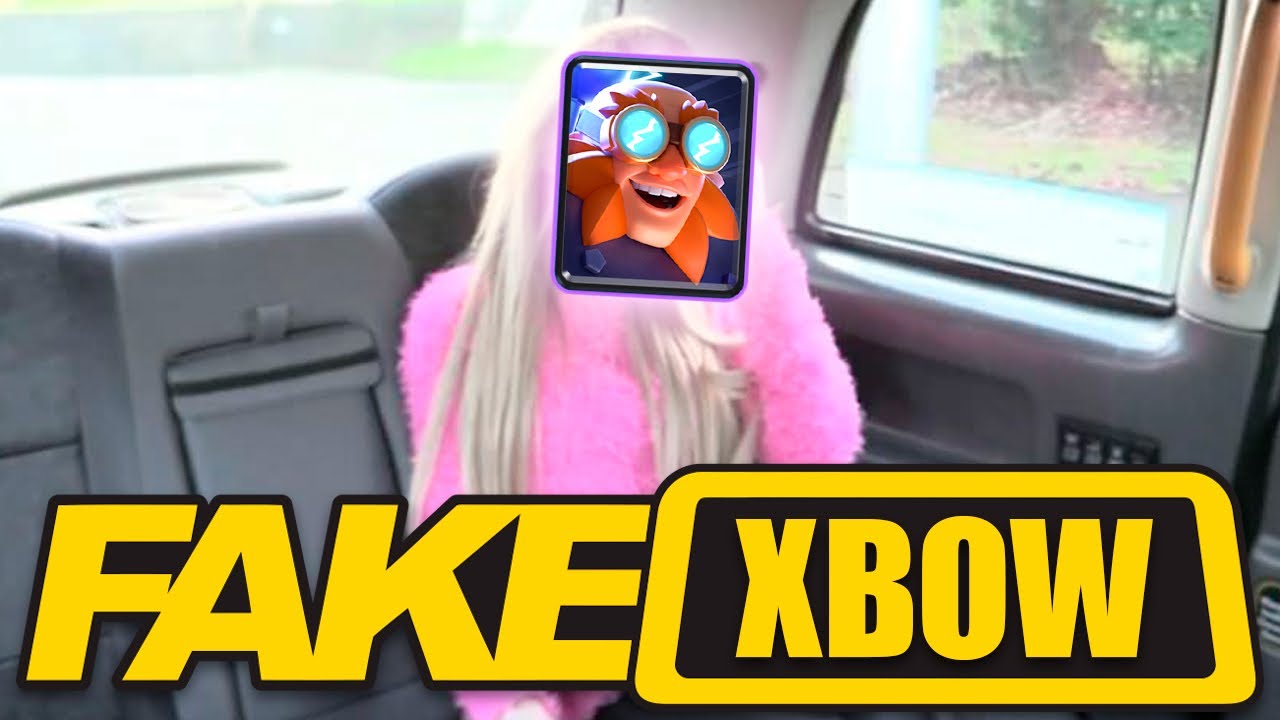 TROLLING ON TOP LADDER WITH A FAKE X-BOW DECK 🤣 - Clash Royale