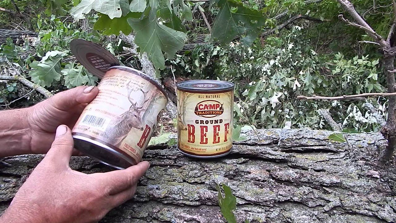 Camp Traditions canned ground beef
