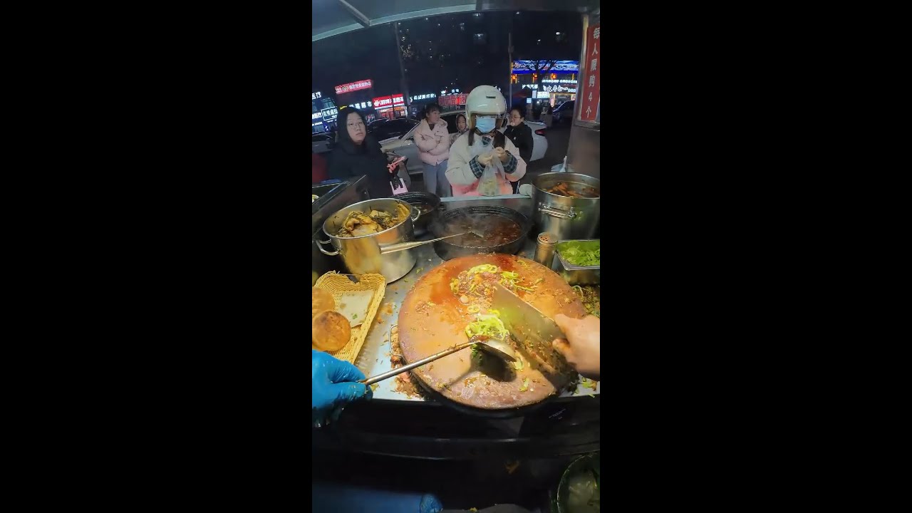 🔴 LIVE: Street Pork Sandwich (Roujiamo) Sizzling on the Grill | China Food POV in Action