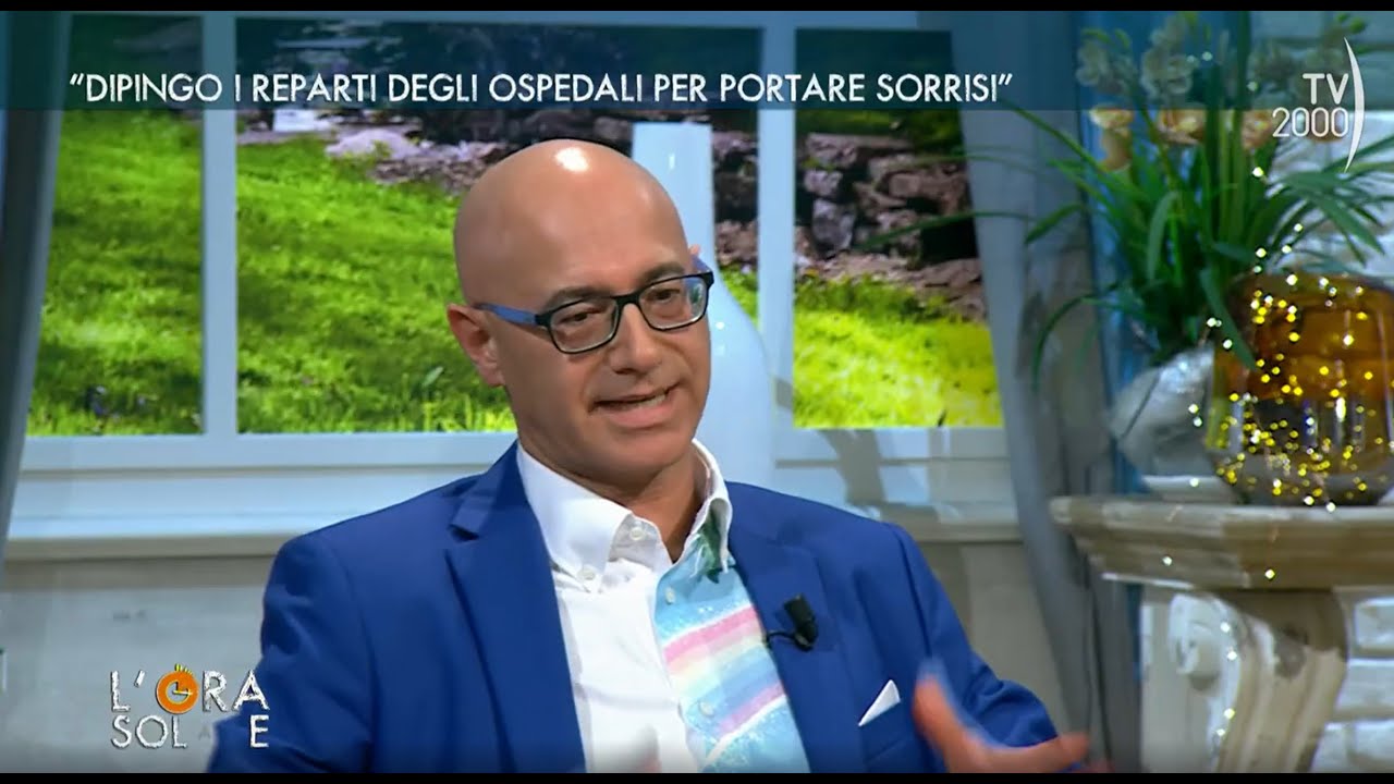 Silvio Irilli a L'Ora Solare  Dipingo i reparti degli ospedali per portare sorrisi