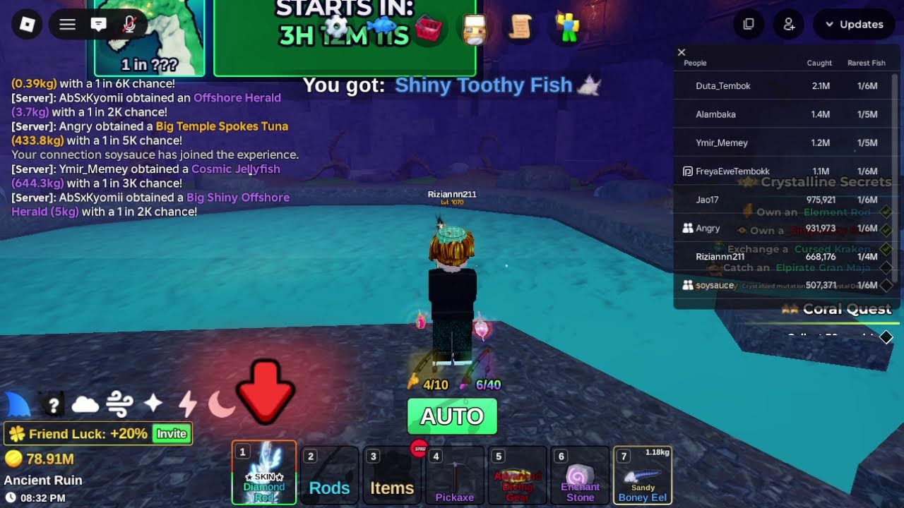 [AFK Stream] ROBLOX Fish It! #56
