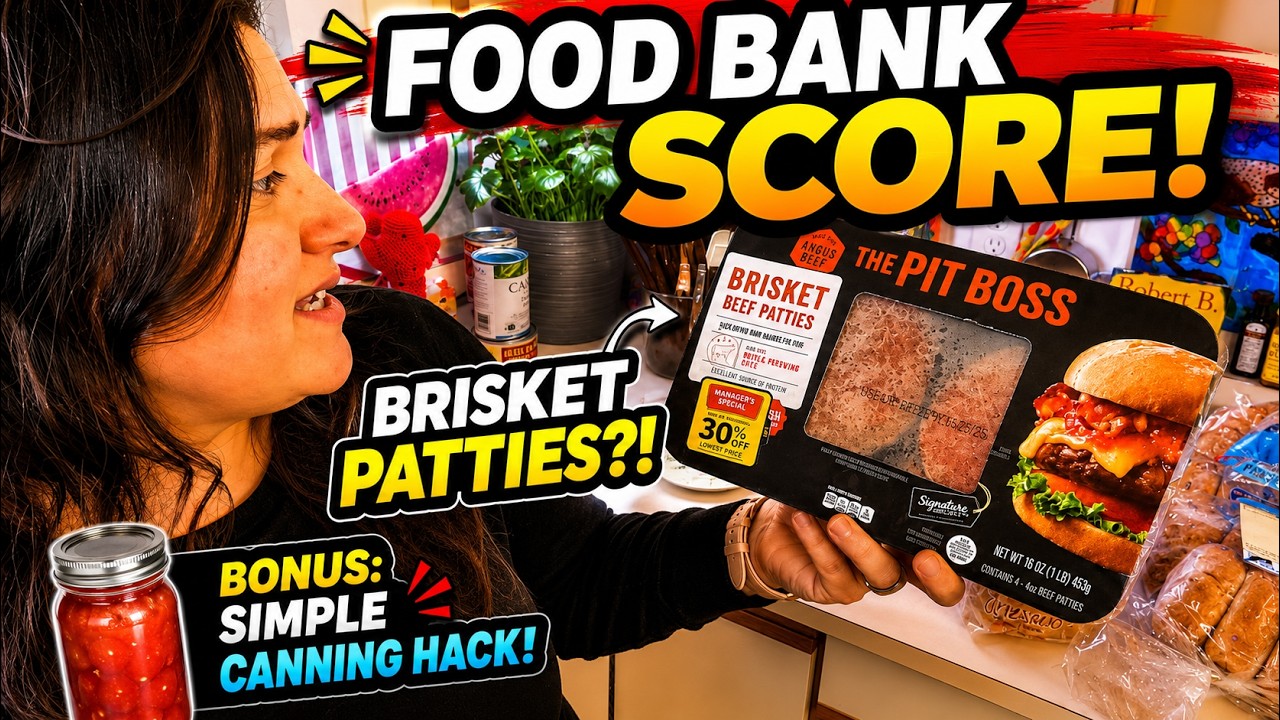 Food Bank Haul With Canning 3-9-23  |  Water Bath and Dehydrating With No FANCY Equipment!!