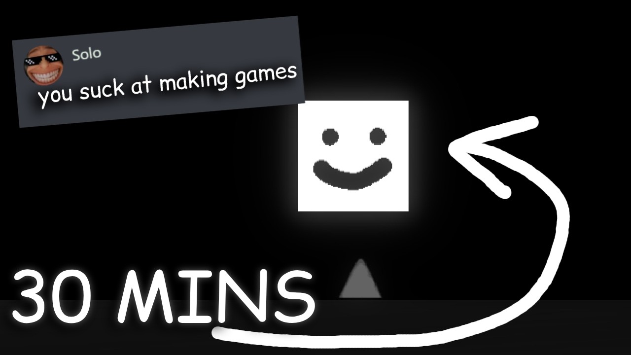 I Remade Geometry Dash in 30 Minutes