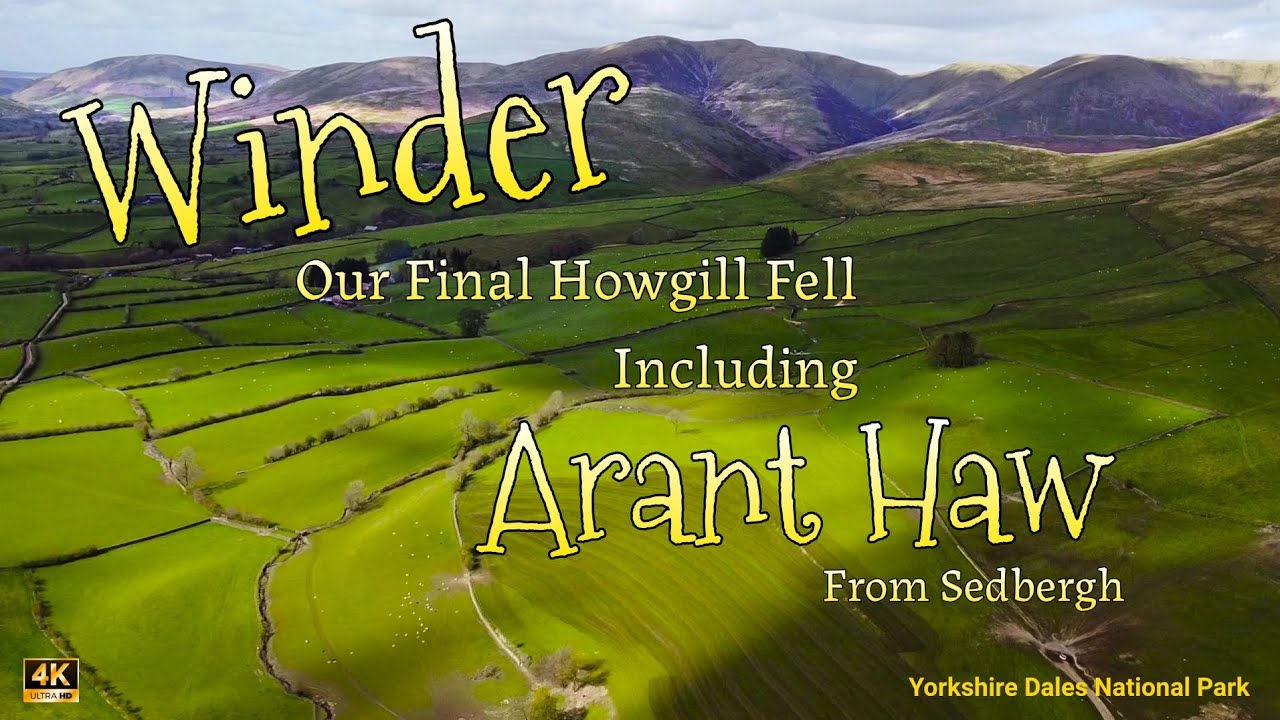 Winder Our Final Howgill Fell inc. Arant Haw из Седберга (Национальный парк Йоркшир-Дейлс)