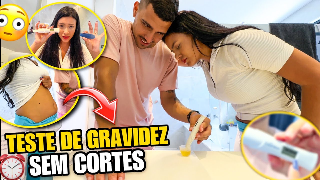 FIZ O TESTE DE GRAVIDEZ!!! *20 MINUTOS SEM CORTES* 😭😱❤️