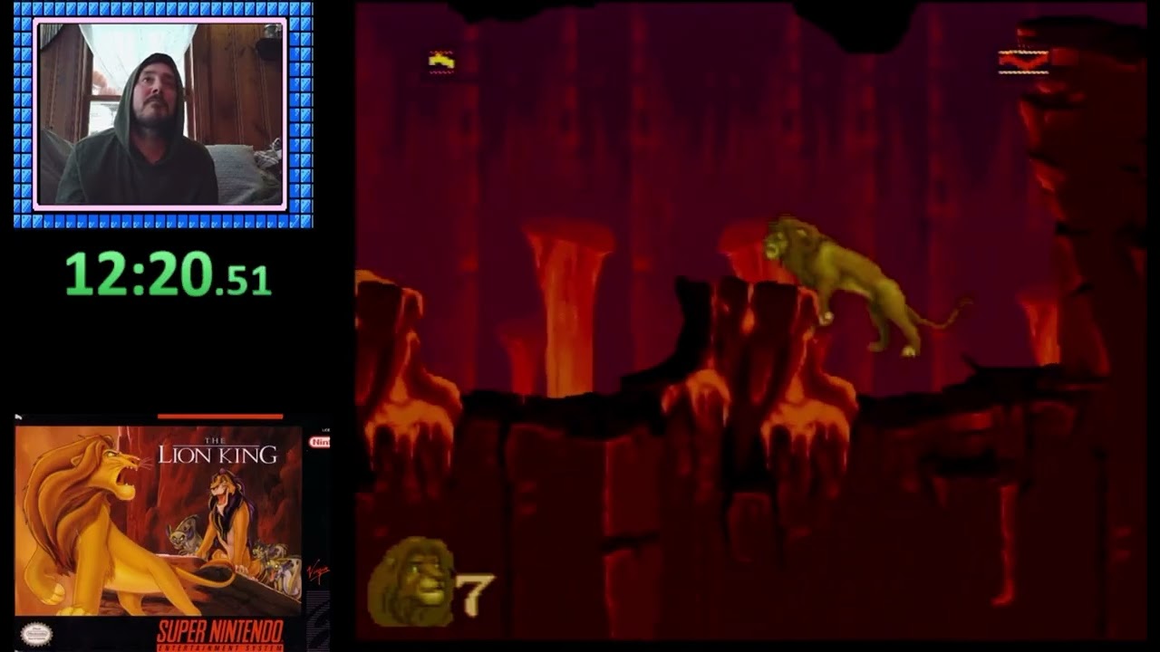 The Lion King (SNES) {16:37} Easy Any%