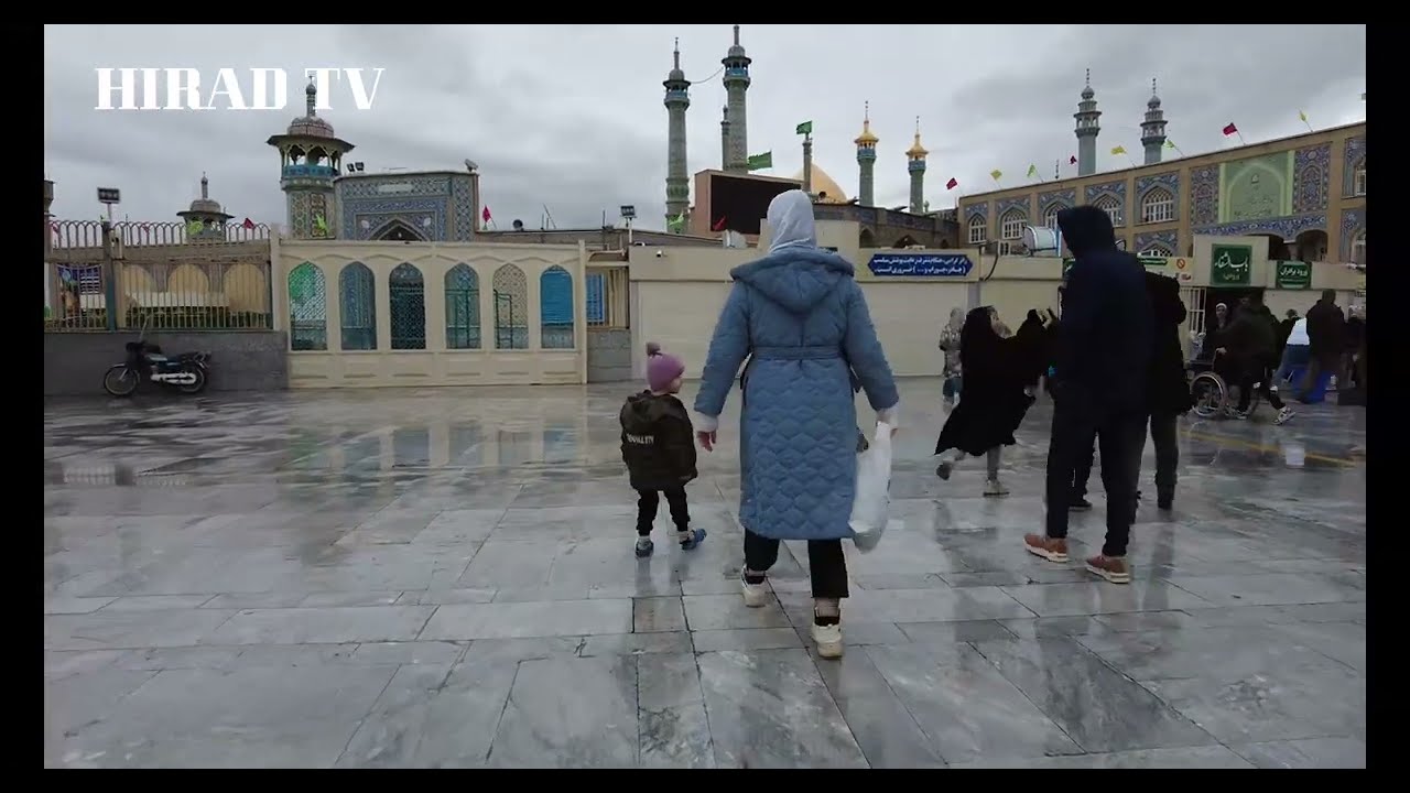 IRAN(4K), Qom, walking tour in QOM CITY near the  hazrat Masoume holy shrine