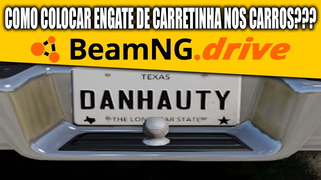 COMO COLOCAR ENGATE DE CARRETINHA NO BEAMNG DRIVE