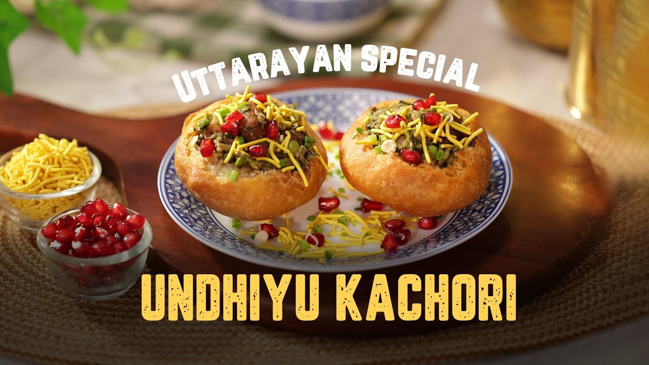 Undhiyu Kachori | उंधियू कचोरी | Uttaryan special recipe 