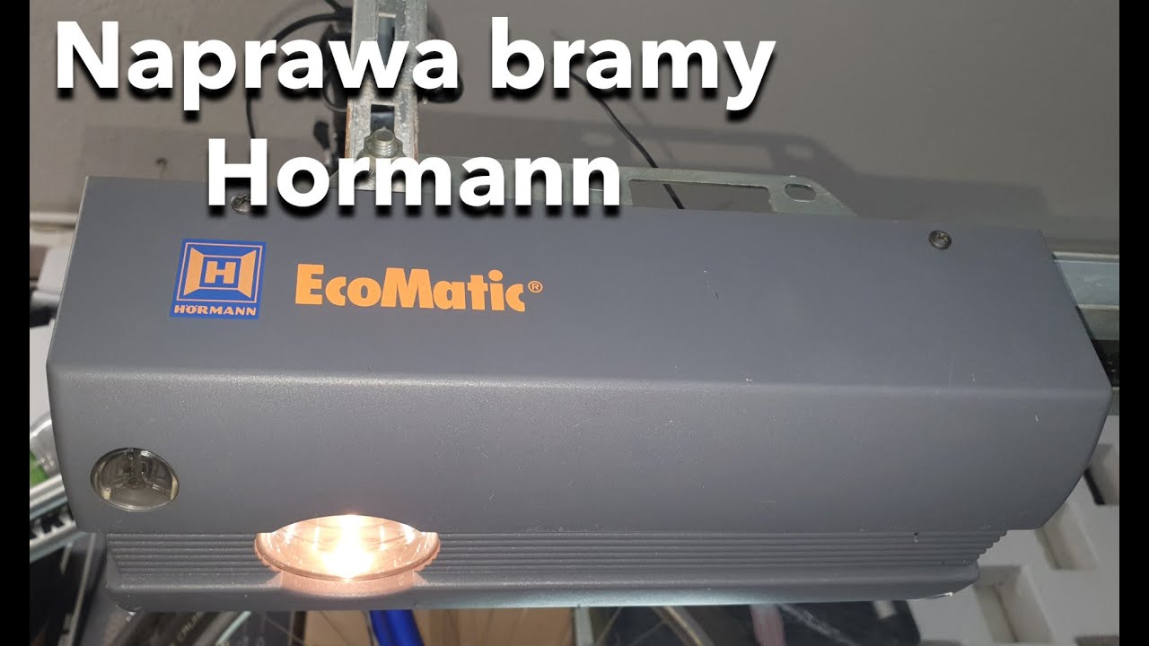 74 #h&ouml;rmann  EcoMatic brama garażowa - naprawa