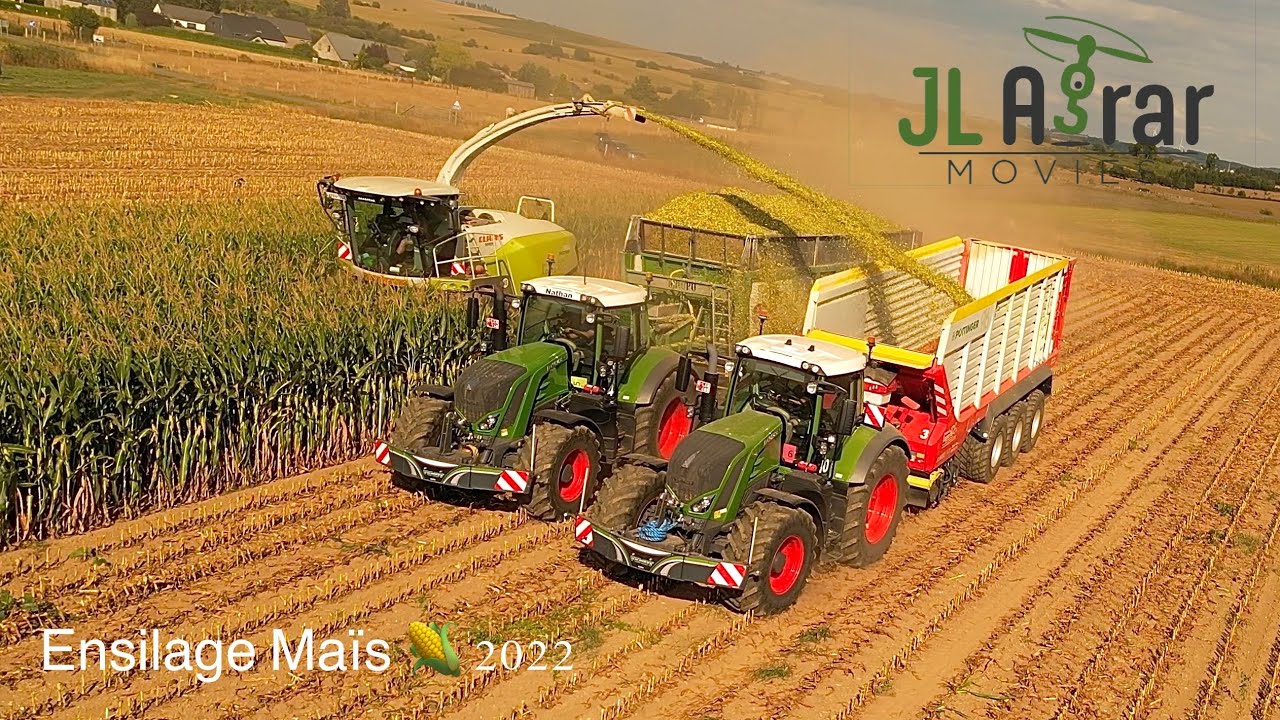 Ensilage de maïs XL 🌽 2022: ETA Lapraille C. en action