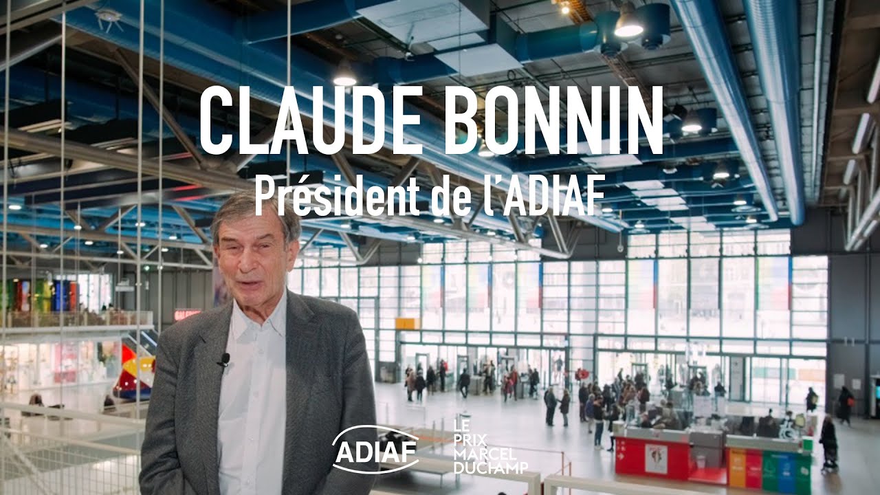 Claude Bonnin, président de l'ADIAF - Prix Marcel Duchamp 2021