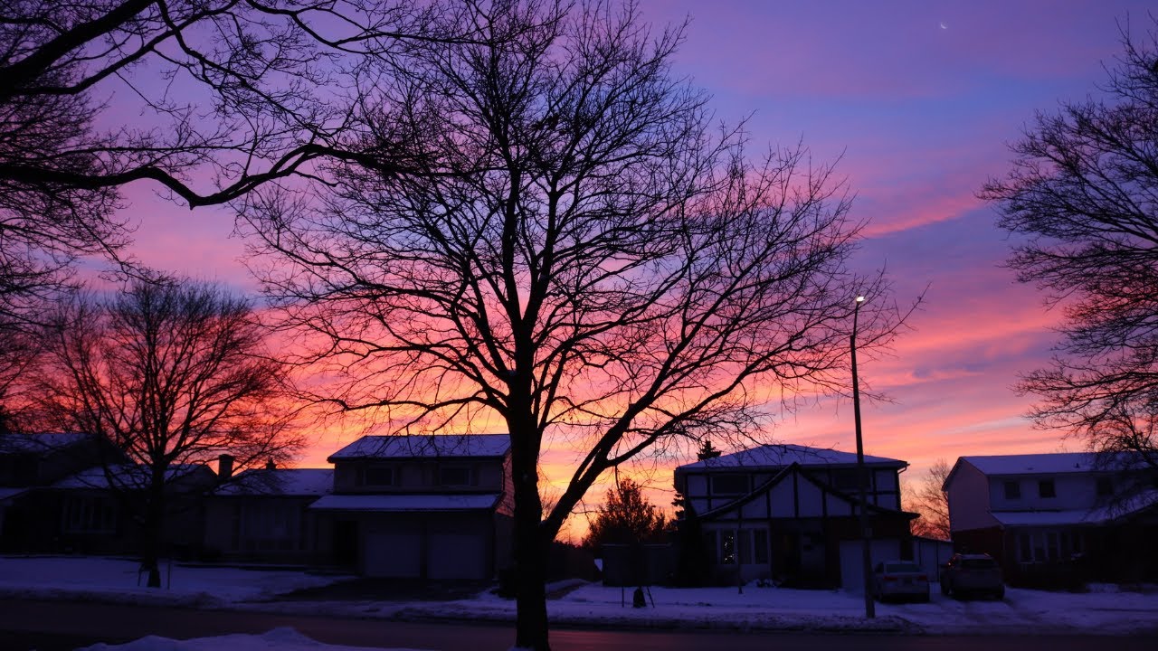 Beautiful Sunrise in the Mountains of Haute-Savoie