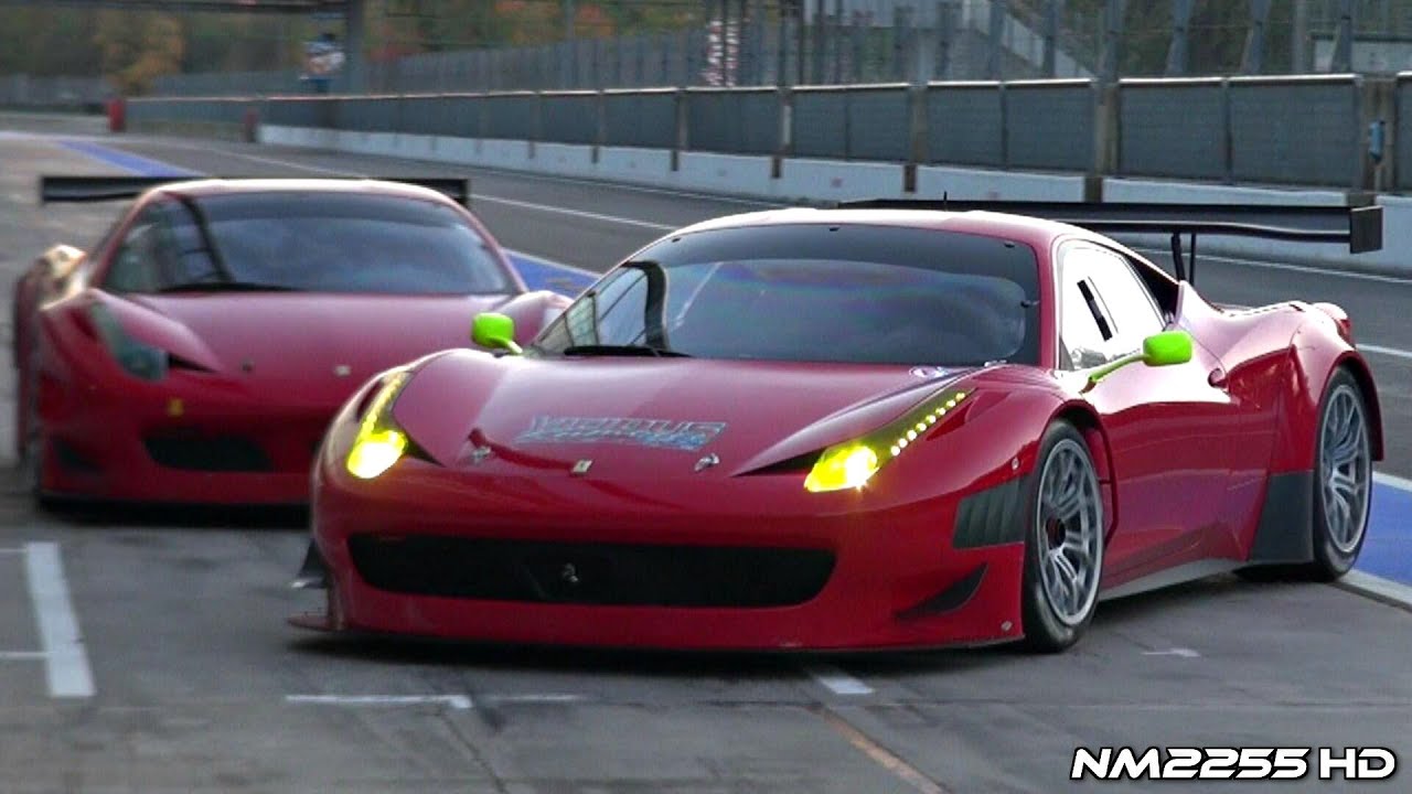 INSANE Ferrari 458 GT3 Sound on Track!