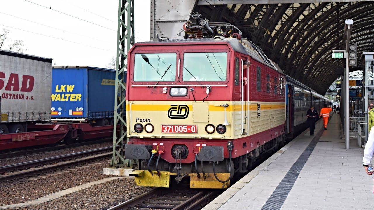 ČD 371.005 ● EC 379 PORTA BOHEMICA ● Dresden Hbf