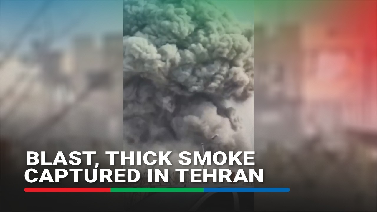 Thick smoke covers Tehran sky after US, Israel strike Iranian command centers | ABS-CBN News