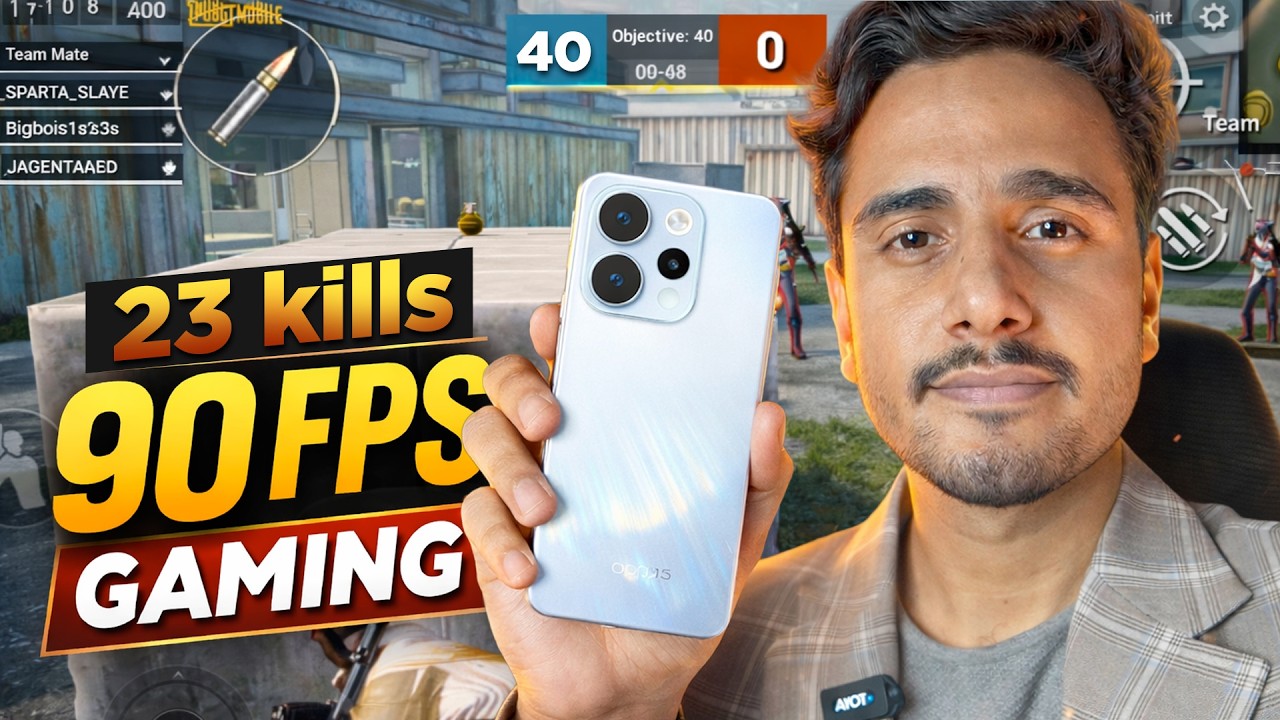 OPPO Reno 15 PUBG Test – 90 FPS Gameplay