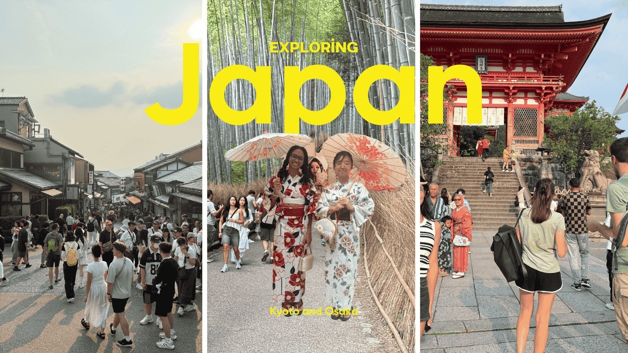 Kyoto & Osaka Travel Vlog | Temples, Food & Birthdays