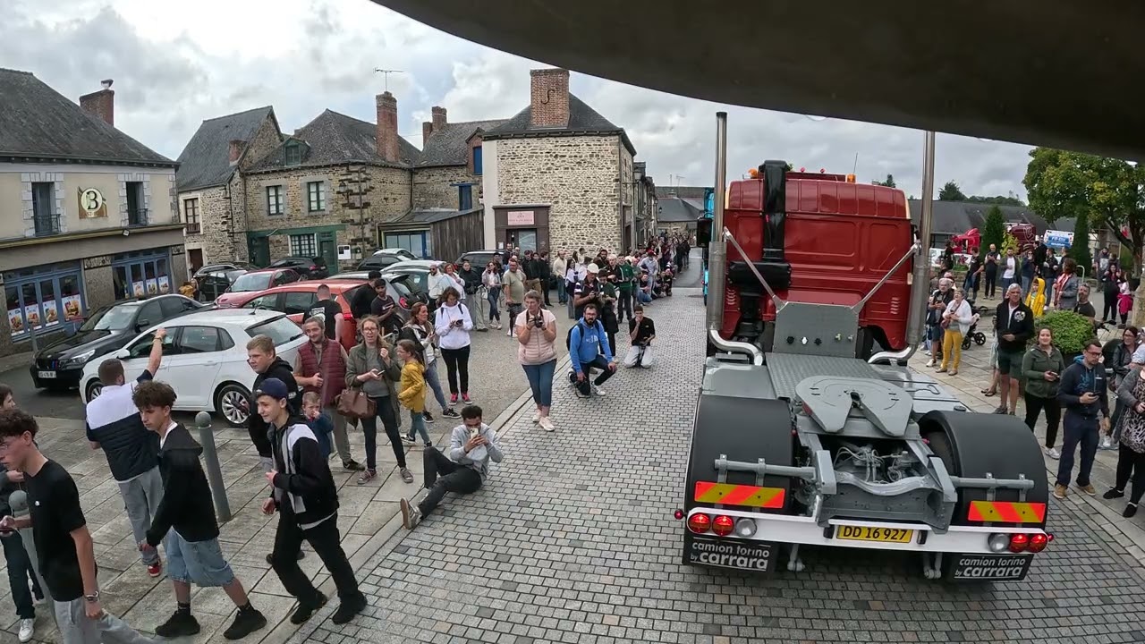 Entrance to Bais, France. Celtic Truck show 2025
