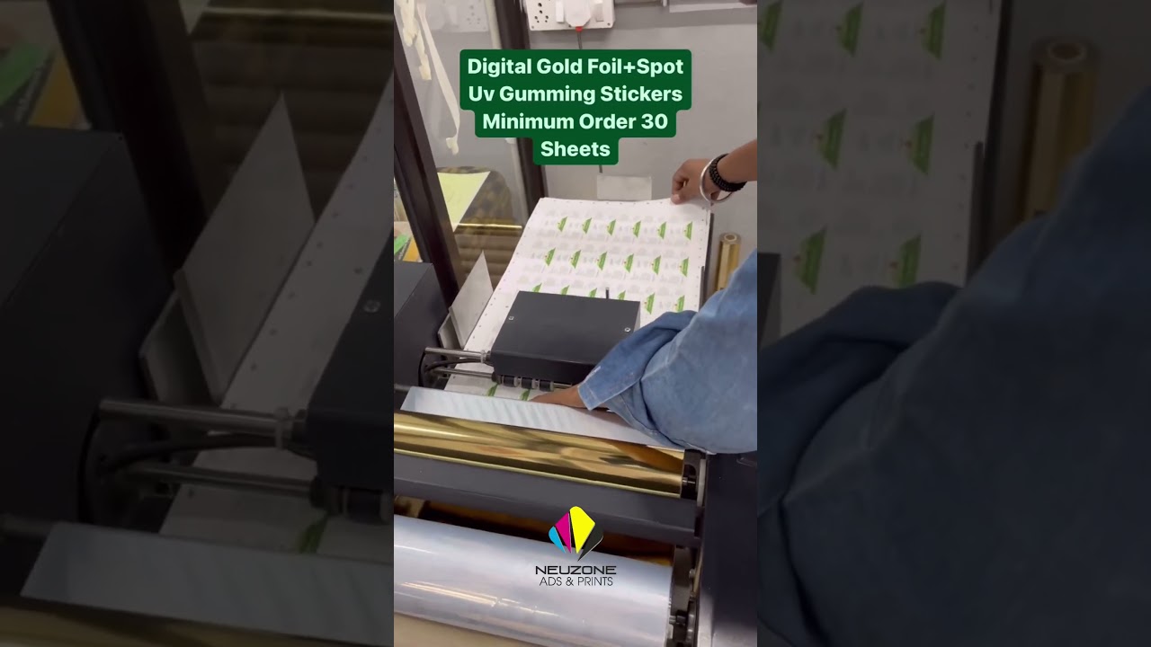 ✨ Gold Foil & Spot UV Printing Services ✨