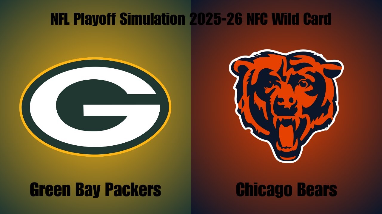 We're back! NFL Playoff Simulation 2025-26 Wild Card - Green Bay Packers vs. Chicago Bears