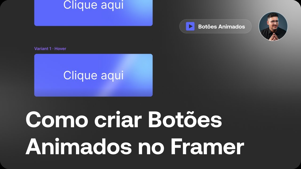 Como criar Botões Animados no Framer - PASSO A PASSO