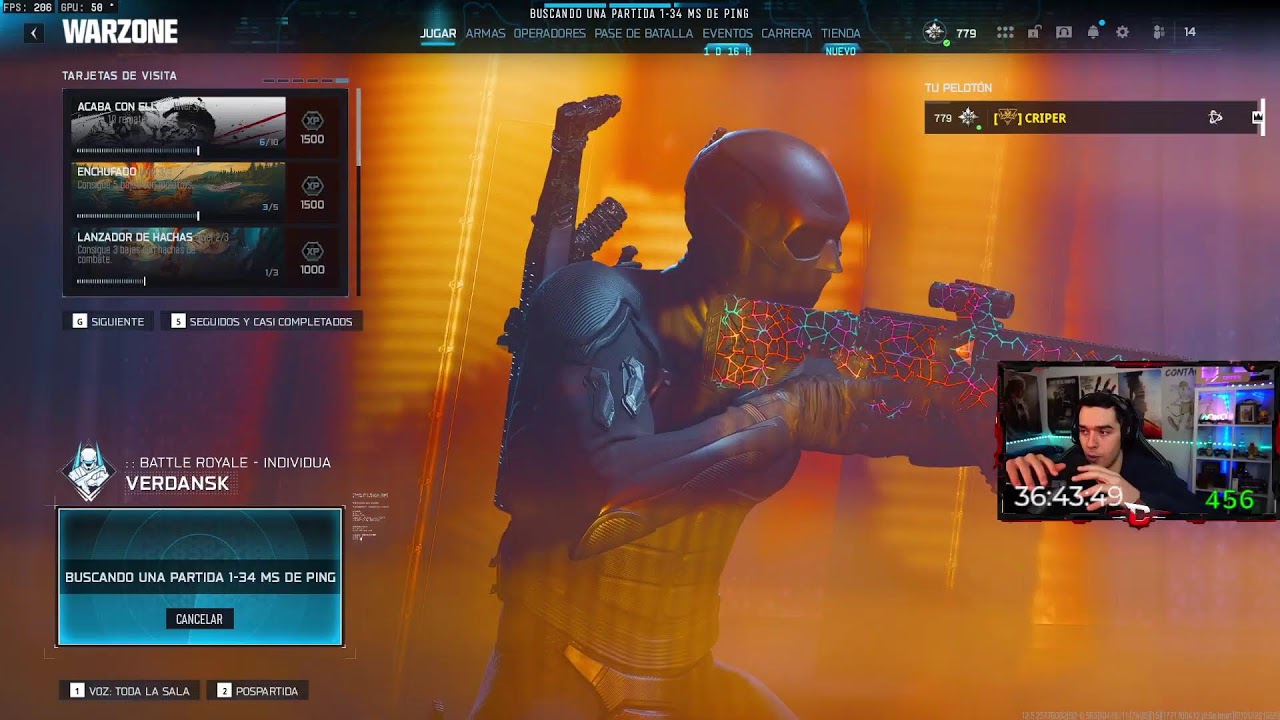 TOP 1 DE ESPAÑA EN WARZONE