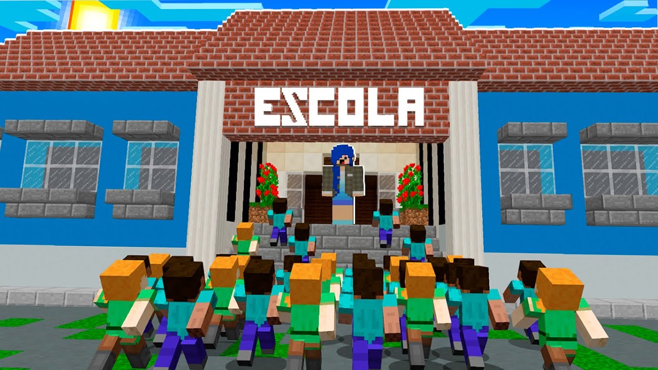 levei Fãs para escola... Minecraft! (péssima ideia)