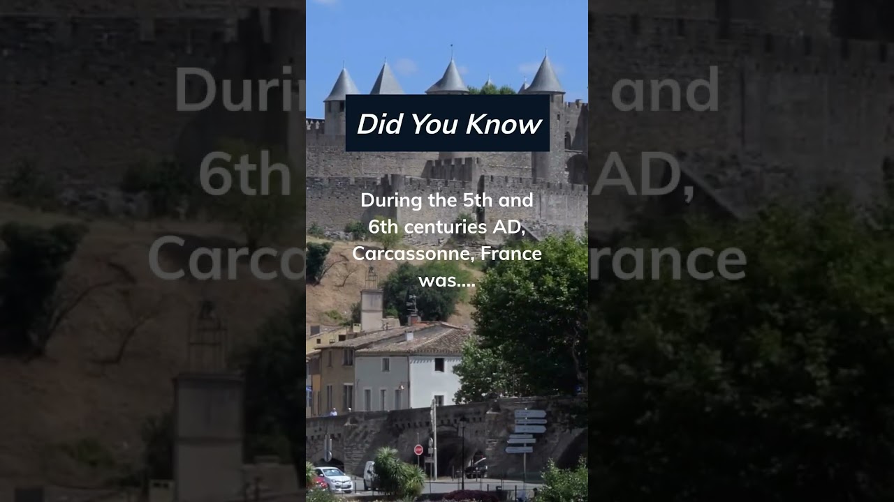 Secrets of Carcassonne's Medieval City Walls. #shorts #medieval #france