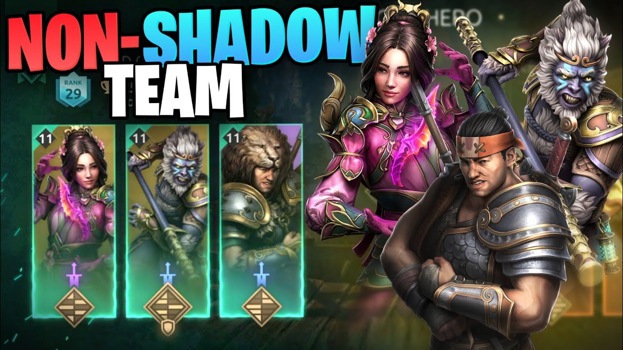 The Pure Destruction Team (Except MK)💀| Using MK, June & Xiang Tzu🔥| Shadow Fight 4 Arena