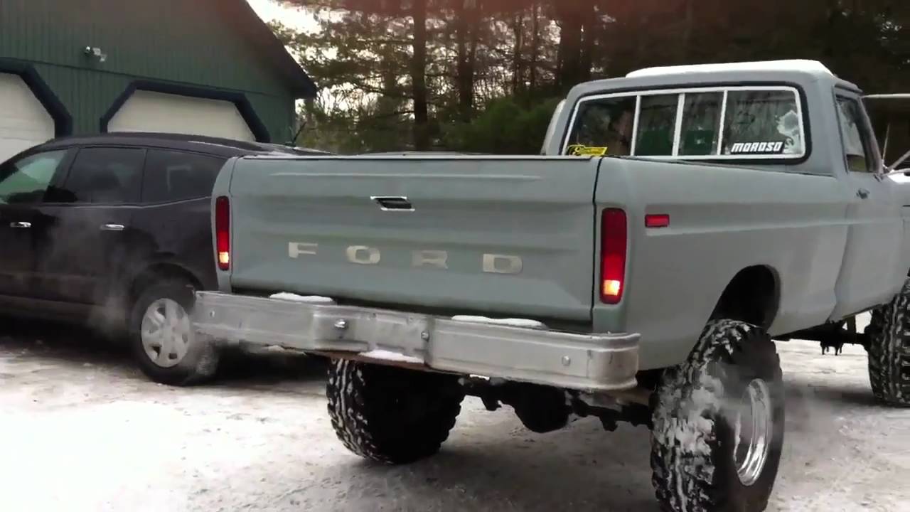 Snowbankin the 74 highboy