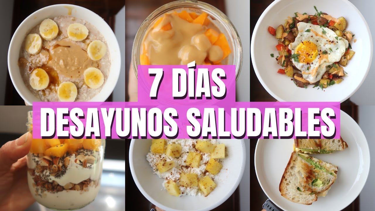 7 DÍAS DE DESAYUNO - RECETAS SALUDABLES | Michela Perleche