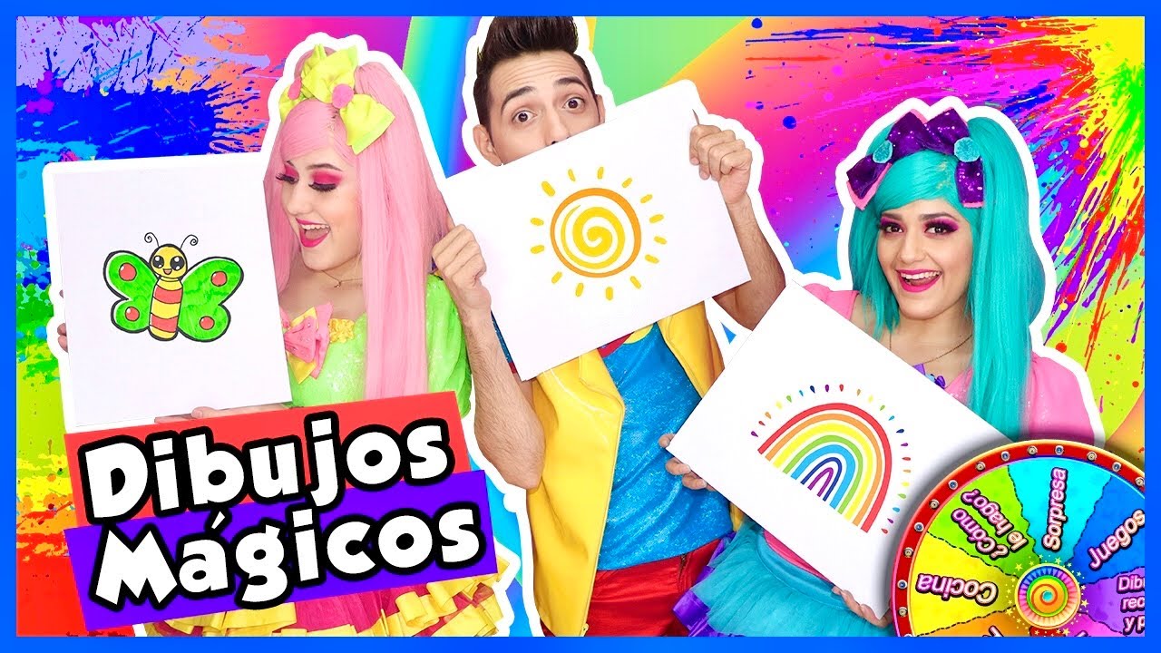 CÓMO HACER DIBUJOS MÁGICOS / SHOW PIEDRA PAPEL O TIJERA / PIZARRA MÁGICA / DIBUJOS DIVERTIDOS
