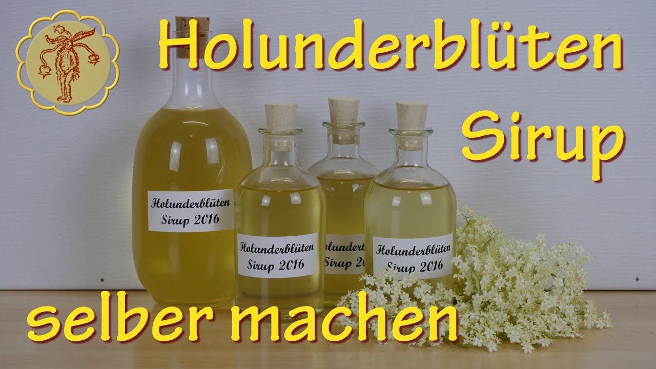 Holunderbl&uuml;ten-Sirup selber machen